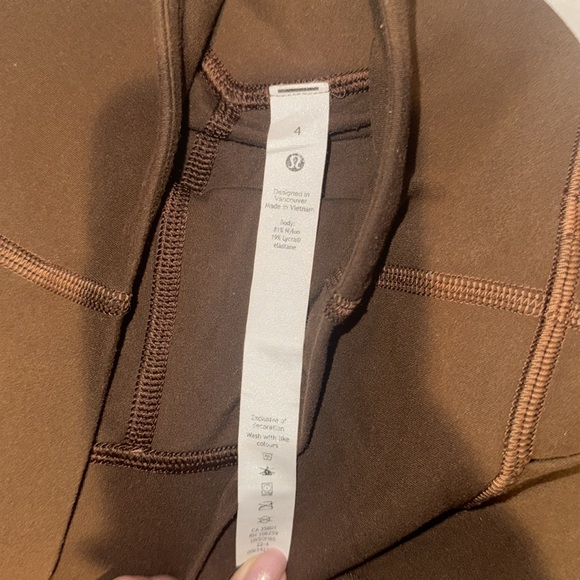 Lululemon joggers size 4 Brown - Picture 4 of 5